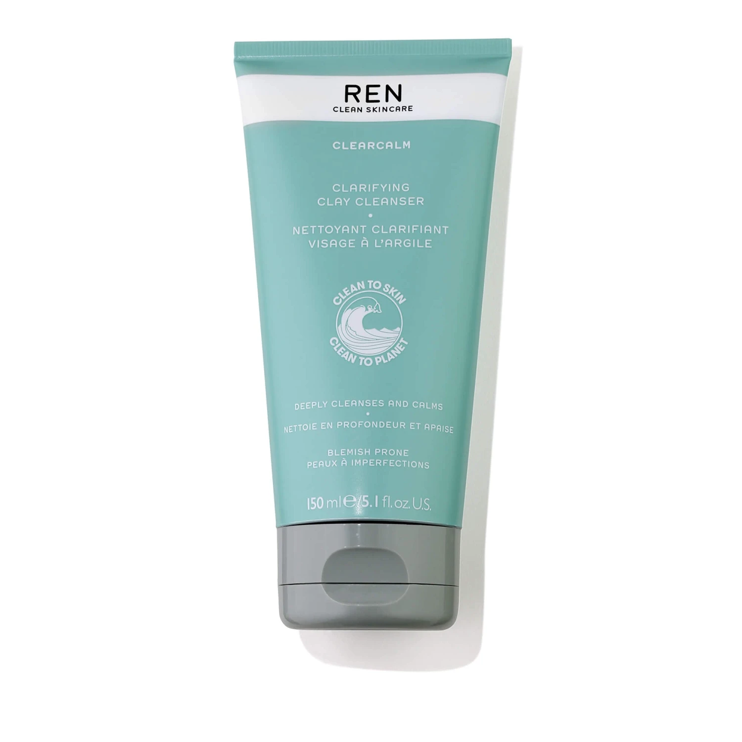 REN CLEAN SKINCARE Clearcalm 3 Nettoyant Clarifiant Visage à L'Argile 1 REN CLEAN SKINCARE Clearcalm 3 Nettoyant Clarifiant Visage à L'Argile